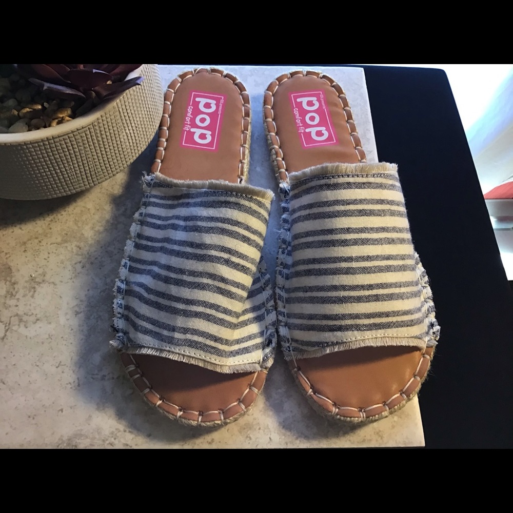 POP Comfort Fit Linen Sandals